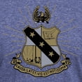 thumbnail image 3 of CafePress - Alpha Sigma Phi Coat Of Arms T Shirt - Mens Tri-blend T-Shirt, 3 of 4