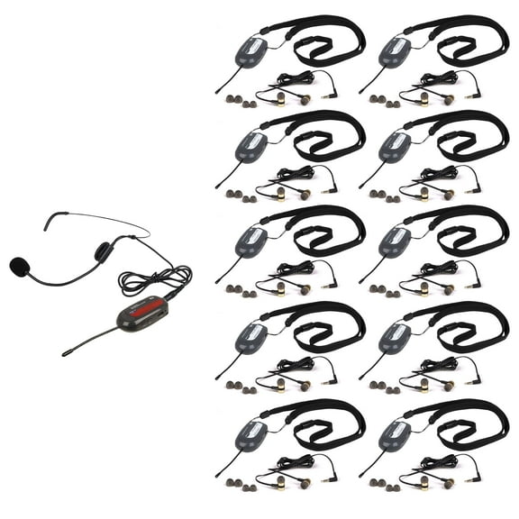 VocoPro Commander-TOUR-10-3 Wireless System, Frequency Set 3 902-928mHz