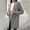 Gray, variant on Women Jackets Blazers and Jackets,Women's Fall and Winter Straight Cardigan Button Pocket Coat(Khaki,L)