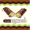 thumbnail image 2 of Rip Van Dubai Chocolate Bar Crispy Choco – Healthy Snack with Creamy Pistachio & Toasted Kunafa – Dubai Choco Flavor – 4g Sugar, 5g Fiber – Guilt-Free Indulgence – 12 Pack, 2 of 6