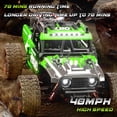 thumbnail image 3 of LNGOOR All Terrain Fast RC Cars 1 14 for Adults Kids 40MPH High Speed RC Trucks 4WD 2 Batteries 40 Mins Play Remote Control Car, 3 of 9