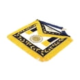 thumbnail image 5 of Grand Master Blue Lodge Apron - Elegant Black Velvet with Gold Emblem and Wreath, 5 of 5