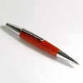 thumbnail image 5 of Eston - Red Willow Wood, Silver Chessboard, Twist Trim Fat Ballpoint Pen, 5 of 10