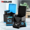 thumbnail image 2 of Batería KEELEAD Original para cámara de deportes de acción GoPro 1720mAh cargador rápido de 3 vías para Go Pro Hero 9 8 7 6 10 accesorios negros Tan Jianjun unisex, 2 of 2