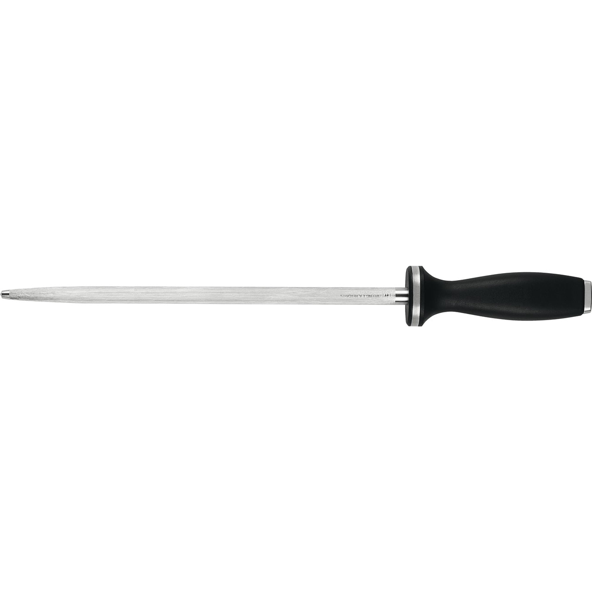 ZWILLING 10-inch Sharpening Steel with Stainless Steel End Cap
