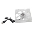 thumbnail image 2 of Laptop Cooling Fan 80cm Cable Length 5V Dc Rated Voltage Portable Hard Drive Modem 1Pack, 2 of 3