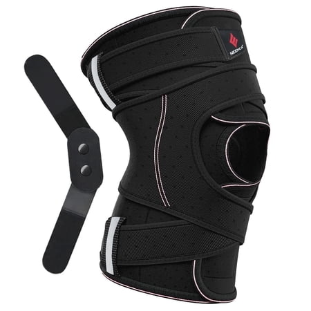 NEENCA Knee Brace for Men & Women,Meniscus Tear Knee Support with Side Stabilizers,Knee Support Wrap (Small)