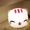 thumbnail image 3 of Colorful Cat Night Light Led Colorful Cat Silicone Night Light Carga Usb Pat Light Con Luz Para Dormir Para Dormitorio Lectura Nocturna Cabecera Estudiante Niño 1000Ma Eigraketly HA015721-00, 3 of 7
