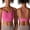 Pink, variant on Women Fashion Solid Beauty Back Strap Sports Running Fitness Yoga Wear Sports Bra Underwear Sports Bra Cups Sports Bras Pack for Women Padded Bras for Women Womens Bras Comfortable Wide Band Large Bra