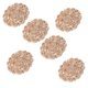 thumbnail image 1 of Apliques de madera con flores talladas Sunnimix 6x1 Piezas natural No pintado, 1 of 8
