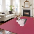 thumbnail image 3 of Pink Sky Area Rug 5x8 Washable Rug Non Slip Abstract Sky White Minimalist Large Area Rug Soft Stainresistant Indoor Floor Carpet for Living Room Bedroom Home Office Dining Room Nursery, 3 of 9