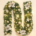 thumbnail image 4 of Clearance! Christmas Stairs Decoration Rattan Flowers Rattan Christmas Tree Festival Decorations Door Decoration, 4 of 4