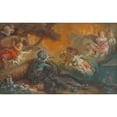 thumbnail image 2 of Veronica Stern 14x11 Gold Ornate Wood Frame and Double Matted Museum Art Print Titled - The Death of St. Francis Xavier (C. 1750), 2 of 4