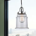 thumbnail image 2 of 616-1PH-PC-G182 Innovations Lighting Canton - 1 Light Mini Pendant In Industrial Style-10 Inches Tall and 6 Inches Wide-Polished Chrome Finish-Clear, 2 of 2