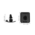 thumbnail image 2 of LEORX Air Conditioning Baffle Car Air Conditioner Vent Deflector Black ABS 2Pcs, 2 of 7