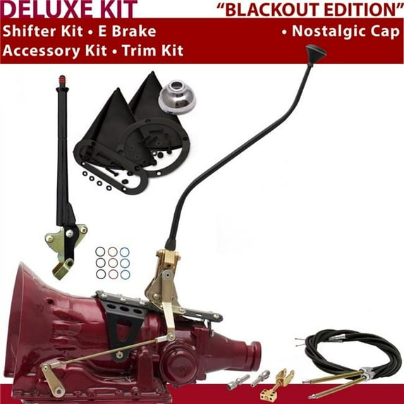 American Shifter 2004R Shifter Kit 23 in. Swan E Brake Cable Trim Kit for D31A3