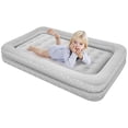 thumbnail image 3 of KITBONIS Air Bed for Kids Inflatable Travel Bed Toddler Blow Up Bed for Indoor Outdoor Air Mattress Set for Child Double-sided Mattress, 3 of 7