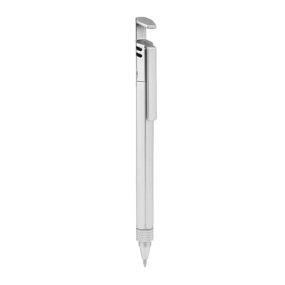 Multi-function Ballpoint Pen Mobile Phone Bracket Screwdriver Level Ruler