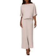 Adrianna Papell Ladies Airflow Loungewear 2-Piece Set Gray XL