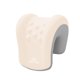thumbnail image 4 of Reposacabezas para silla de oficina, almohada de espuma viscoelástica para reposacabezas, funda extraíble, almohada cómoda para la siesta en el avión Beige Gris, 4 of 9