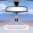 thumbnail image 4 of Air Jungles Car Air Freshener Hanging Diffuser 3 Ct, Lavender Scent, 8 ml Each, Natural Essential Oil, Everyday Freshness Fragrance, Auto Accessories for Men and Women, For Rearview Mirror, 4 of 5