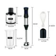 thumbnail image 3 of Hand Blender - Stainless Steel - 1000W - 5 Speeds - Boost Function - Blending, 3 of 4