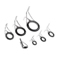 thumbnail image 1 of 7pcs Tamaño Guías De Cañas De Pescar Consejos Doble Línea De La Pierna De Reparación De Varillas De Sunnimix Guías de caña de pescar, 1 of 7