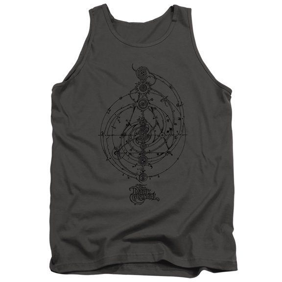 Dark Crystal/Dream Spiral Adult Tank Top Charcoal