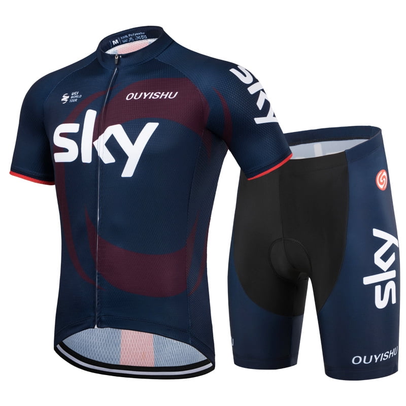 Bike Short Sleeve Cycling Jersey Men Sports MTB Breathable Riding Top Shirts
