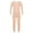 Nude B, variant on Girls Boys Thermal Underwear Long John Set Fleece Lined Kids Base Layer Ballet Dance Undergarment Nude B 6