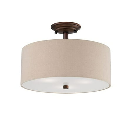 

Millennium Lighting - Jackson - 3 Light Semi-Flush Mount-11.25 Inches Tall and