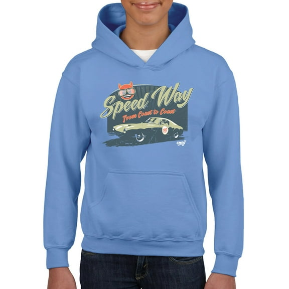 Speedway Classic - Retro Racing Car Graphic Youth's Hoodie