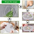 thumbnail image 3 of 2 uds fregadero de cocina cubierta antibloqueo drenaje de baño colador de pelo filtro de entrada de agua desagüe de suelo de silicona para el hogar 14,4*14,4 cm, 3 of 5