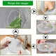 thumbnail image 3 of 2 uds fregadero de cocina cubierta antibloqueo drenaje de baño filtro de pelo filtro de entrada de agua drenaje de suelo de silicona para el hogar 14,4*14,4 cm, 3 of 5