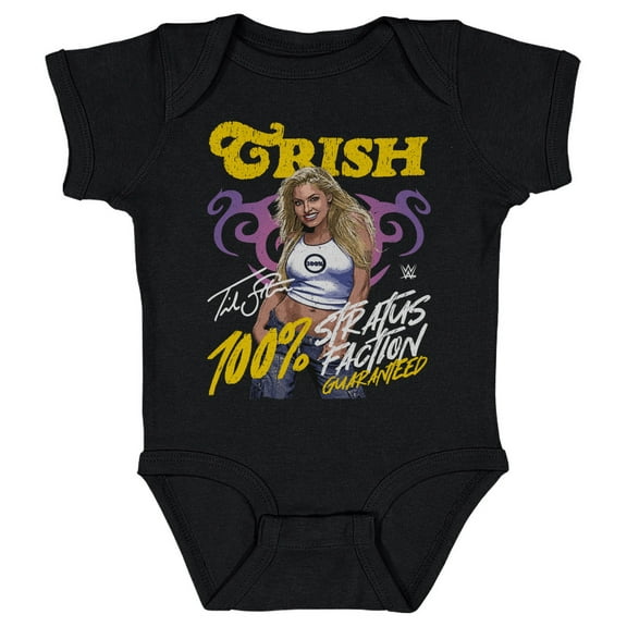 Infant-500 Level  Black Trish Stratus Stratusfaction Bodysuit