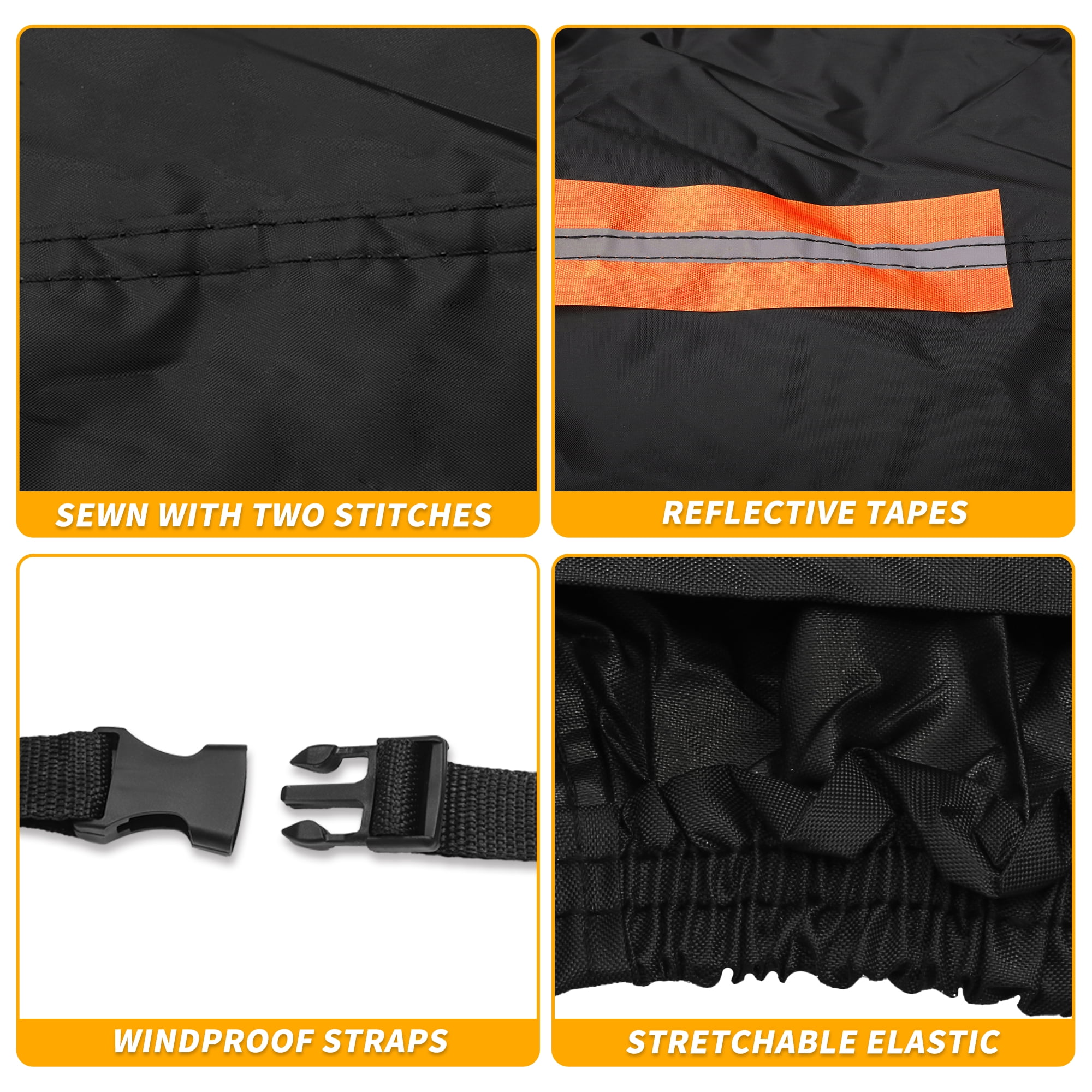 Unique Bargains Durable Waterproof Car Cover Black ["for Honda Ridgeline"]