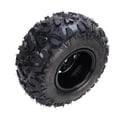 thumbnail image 1 of 18x9.5-8 Rear Tire with Rim, Excellent Road Grip 8 Inches Easy Installation Puncture Proof Go Kart Rear Tire  for  Cart Garden Lawn Mower, 1 of 7