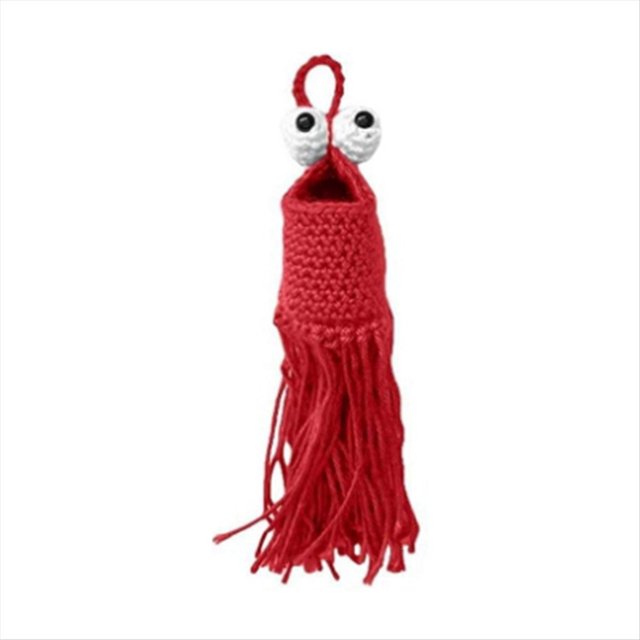 Colgador de Plantas de Ganchillo,Colgador de Plantas Cesta de Macetero Colgante para Interiores,Colgador de Plantas de Macramé para Interiores Rojo S