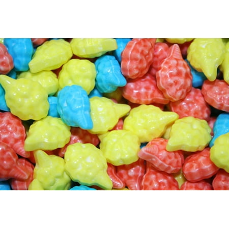 BAYSIDE CANDY COTTON CANDY BITE SIZE CANDY 2000 COUNT, 2LBS