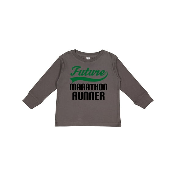 Inktastic Marathon Runner Gift Childs Boys Long Sleeve Toddler T-Shirt