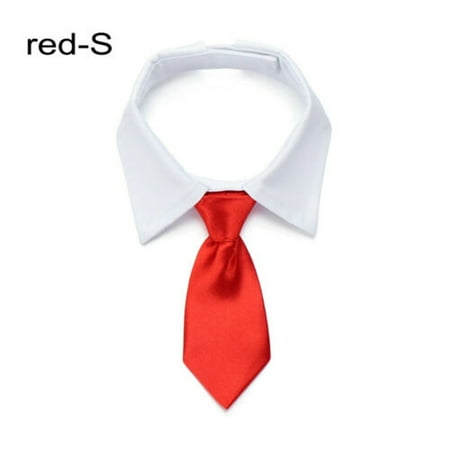 Weerihhol Tuxedo Bow Ties Adjustable Formal Tie White Collar Dog Necktie Pet Accessories Dog Saddle Bag