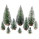 thumbnail image 2 of 50 ÁRboles de Navidad Artificiales en Miniatura, 5 TamañOs, con Base de Madera para DecoracióN, Manualidades, DecoracióN de Fiestas, Manualidades, 2 of 5
