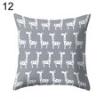 thumbnail image 2 of Koszal Housse de Coussin Carrée Géométrique Fond Gris, 2 of 7