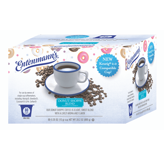 Entenmann's Donut Shoppe 80 Count Single Serve Coffee Cups