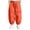 Orange, variant on Amidoa Boys Cotton Linen Cargo Pants- Casual Elastic waist Lightweight Relaxed Fit Kids Summer Joggers Blue Size 6-14