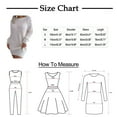 thumbnail image 3 of Ediodpoh Women Fashion Casual Long Sleeve Solid Knit Turtleneck Puff Sleeve Ribbed Short Dress Sweater Dress with Buttons White M, 3 of 9