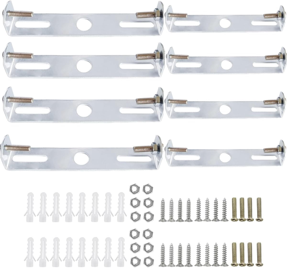 RGHJAR-8Pieces Light Fixture Mounting Bracket Crossbar Kit for Ceiling Pendant Wall Light Sconce Mounting Plate with Screws