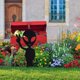 thumbnail image 2 of Acrílico Negro Alien jardín decoración al aire libre valla de regalo Yard Planet personas adornos de jardinería (13*28 CM) Sincero Electrónica, 2 of 5