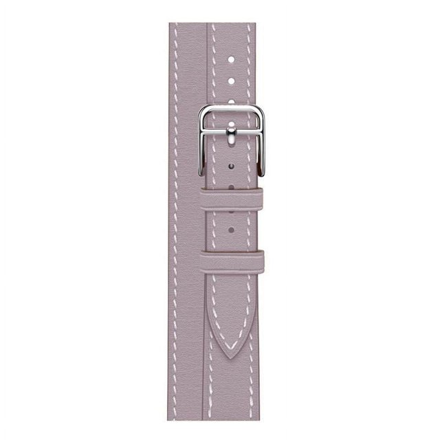 Correa de cuero adelgazante para Apple Watch iwatch8/7/6/5/4/3/SE Correa de cintura pequeña de doble círculo