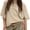 Khaki, variant on Czanzd Women's 100% Cotton Oversized T-Shirt Casual Loose Fit Top,White,XXL